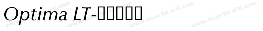 Optima LT字体转换